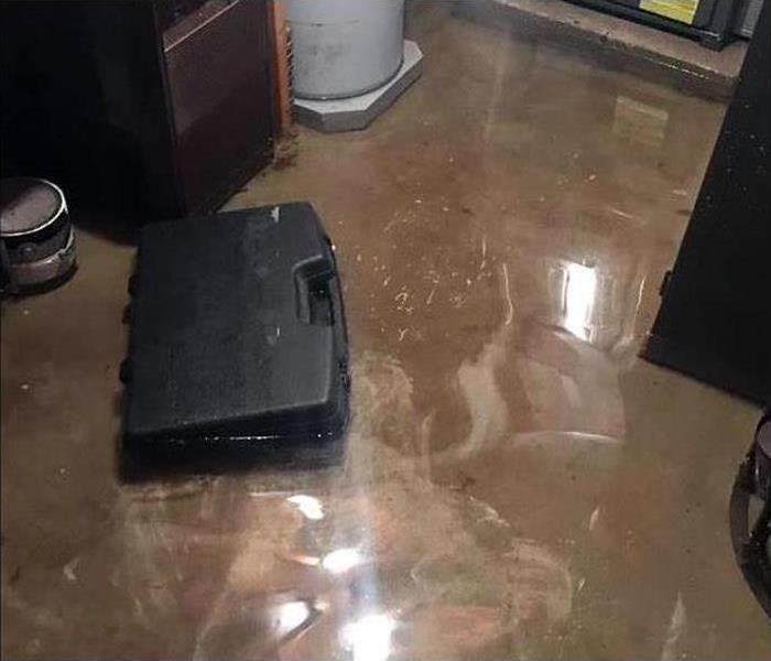 A floor with water damage in a home